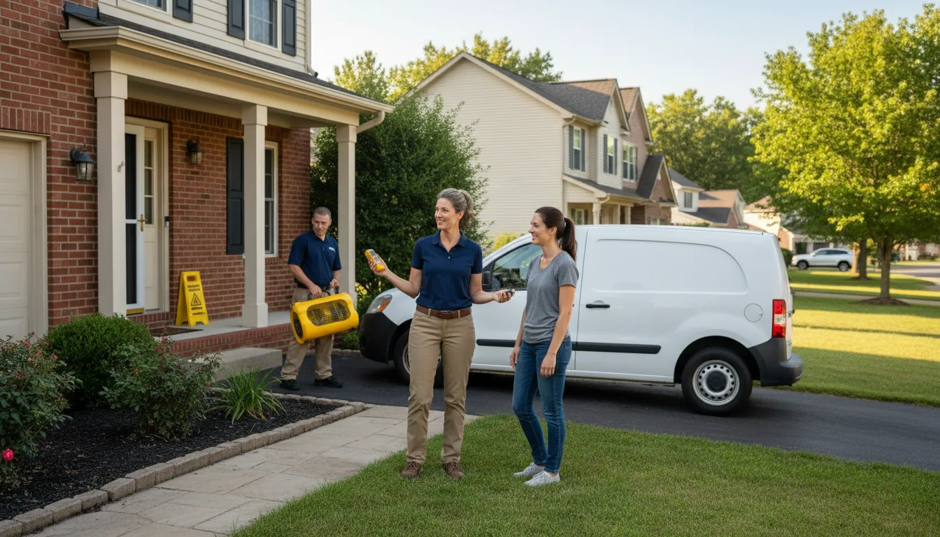 Water restoration image for Water Damage & Restoration Services in Couch, MO